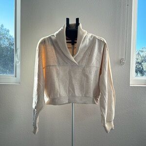 Anthropologie daily practice cropped sweater